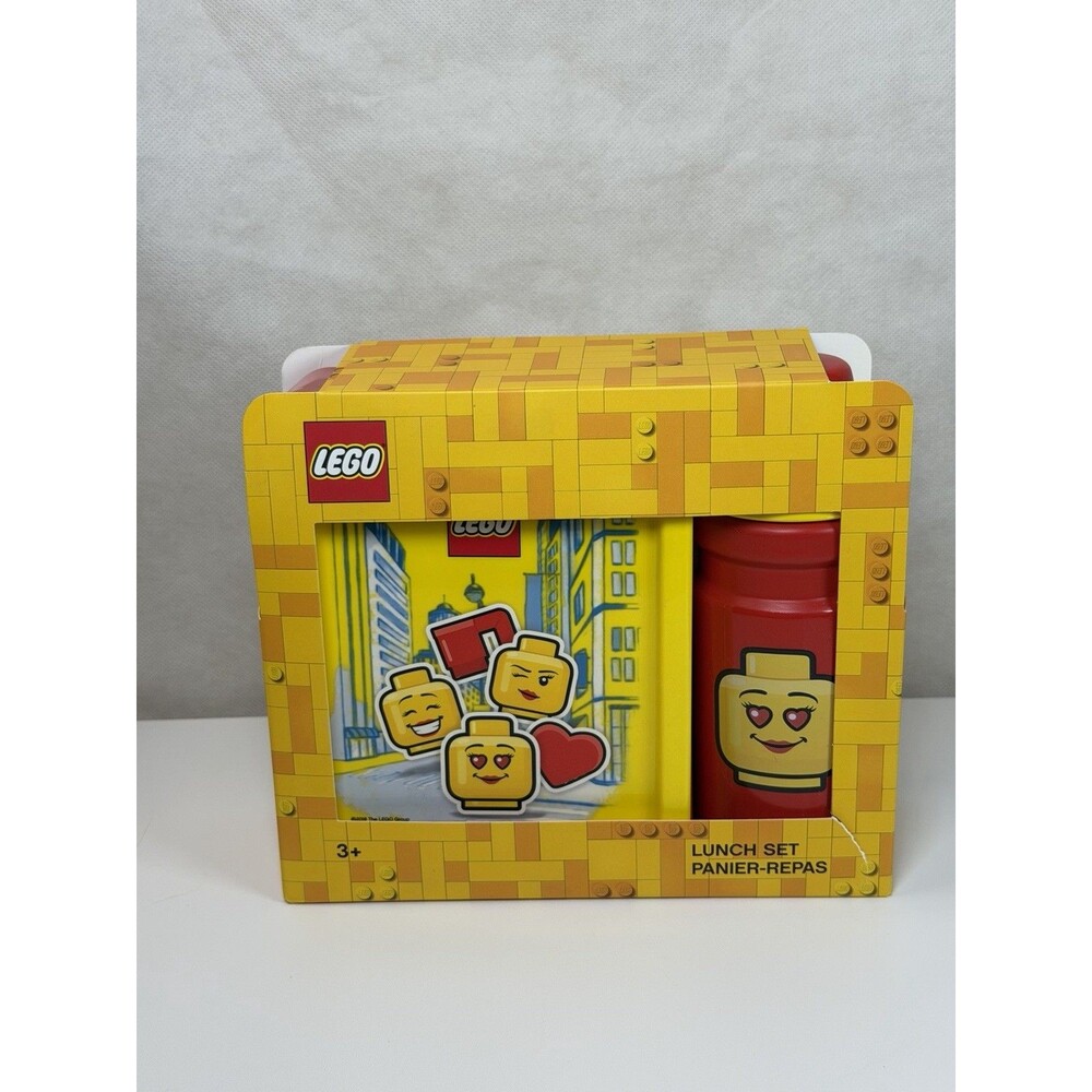 Lego Minifigure Lunch Set Yellow NEW Great For Summer Snacks NEW